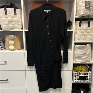 Veronica Beard Black Long Sleeve Dress